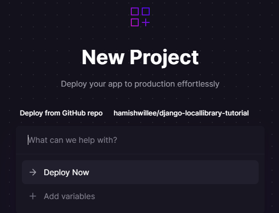 Bestätigungsbildschirm - Bereitstellung auswählen